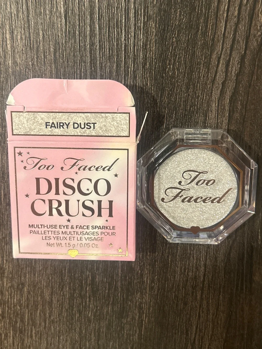Too Faced Disco Crush Eye & Face Sparkle - in Shade Fairy Dust NIB